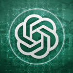 ChatGPT améliore GPT-5.6 Sol et rend le texte illimité en gratuit Logo OpenAI blanc sur fond numérique vert avec motifs binaires.